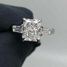 2.67 TCW Radiant Moissanite