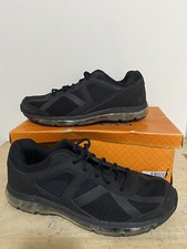 safeTstep Mens Blast Bouffee Black Slip/Oil Resistant Casual Work Shoes Sz 13 W