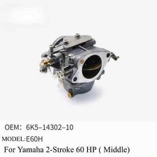 Carburatore motore fuoribordo adatto per Yamaha 2 tempi 60 HP E60H 6K5-14302-10