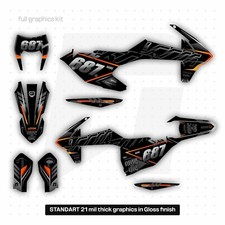 Grafica compatibile KTM EXC EXC-F XC-W 125 250 350 450 500 2017 2018 2019 decorazione
