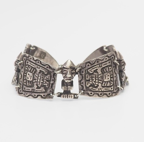 Bracciale pannello argento - pannello, in