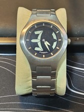 vecchio orologio da polso FOSSIL BIG TIC JR-7944 al quarzo con schermo lcd raro