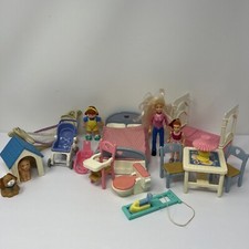 Fisher Price Loving Family Letto Cuccia per Cani WC Sedie per Bambini Passeggino e altro - SCEGLI