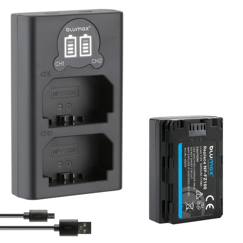 Batteria caricatore lcd per - batteria, +