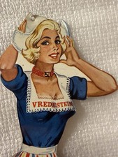 ANCIENNE PIN-UP Tôle Pneus