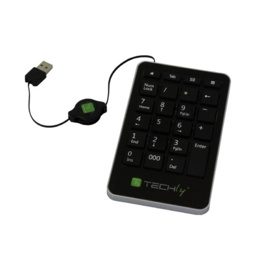 Techly tastierino numerico usb - numerico,