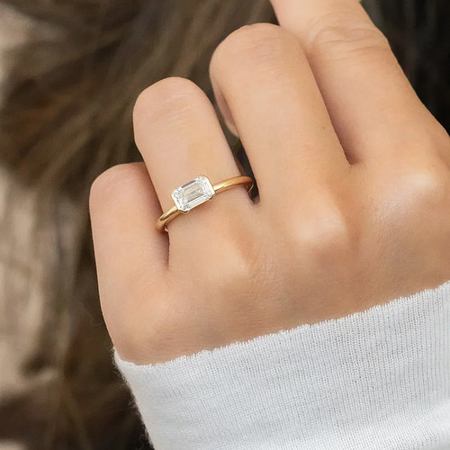 Anello fidanzamento oro - in,