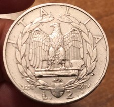 2 Lire 1936 Impero, Vittorio