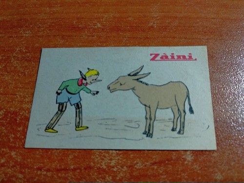 Figurina zaini serie - serie, pinocchio