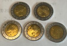 lotto di 5 monete dall'Italia