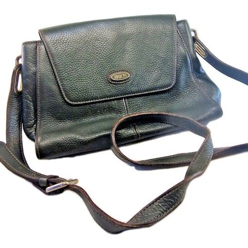 Borsa bric pelle verde - in,
