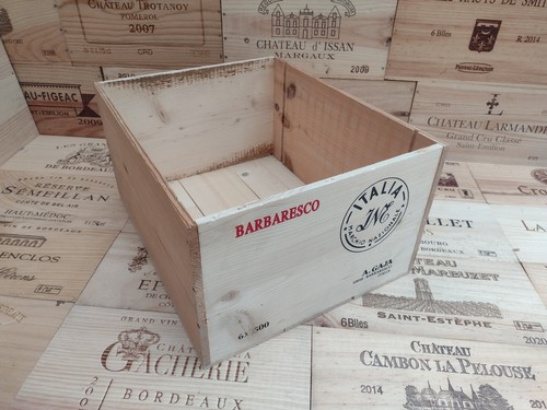 Cassetta porta vino legno - porta, in