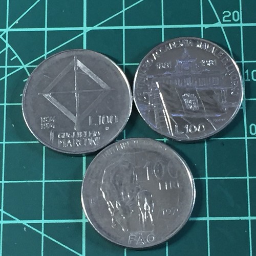 Monete lotto 100 - 100, lire