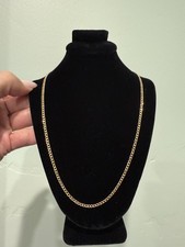 Catena maglia cubana 24" oro