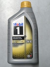 Mobil 1 SAE 0W-40 Olio motore sintetico 1L alte prestazioni-ORIGINALE- MOBIL