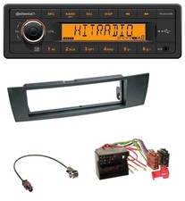 Autoradio Continental 1DIN USB AUX MP3 per BMW Serie 1 E87 Serie 3 E90-3 X1 E84 Z4 E89
