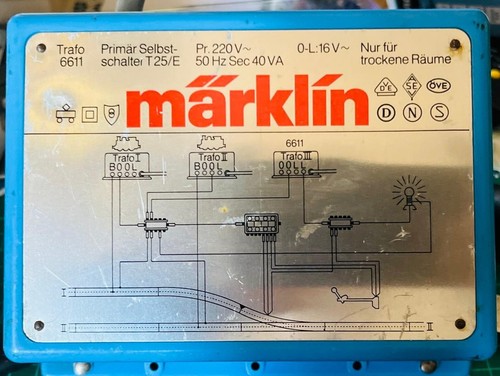 Märklin 6611 trasformatore - märklin,