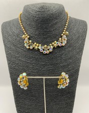 Set orecchini collana strass