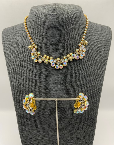 Set orecchini collana - , strass