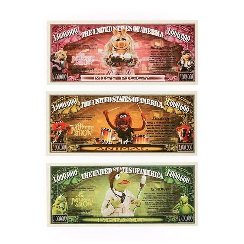 Set muppets cartamoneta - 1,