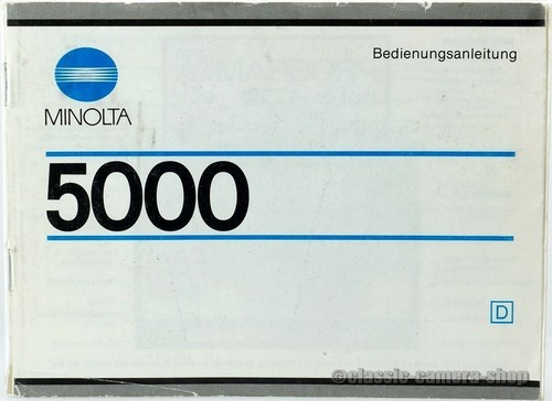 Minolta manuale istruzioni - minolta,