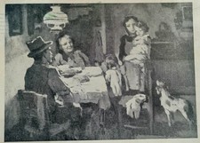 Pittore Livornese Antica  Cartolina Raffigurante Dip  C. Filippelli Datata 1953