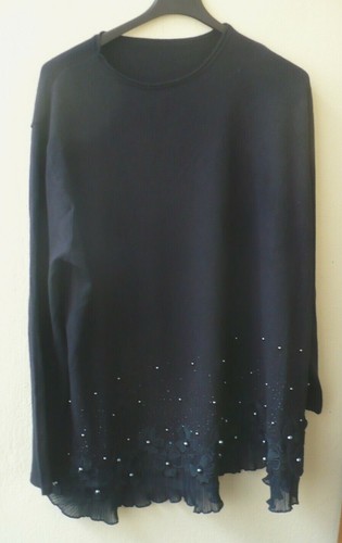 Maglia blu con brillantini - maglia,