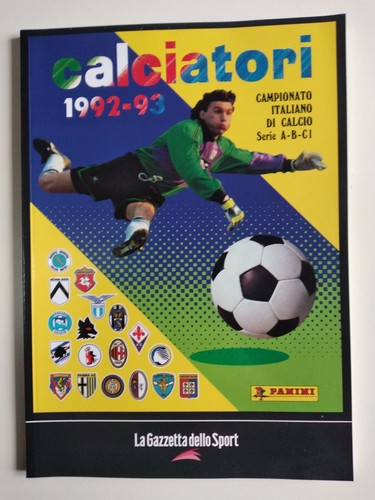Calciatori panini 1992 1993 - calciatori, 1992-1993