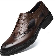Mocassino uomo cavo stringato
