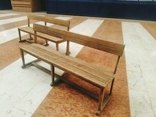 2 Panche in legno da chiesa.