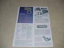 Sony CDP-101 Recensione Lettore CD, 1° CD di sempre! 4 pgs, 1982