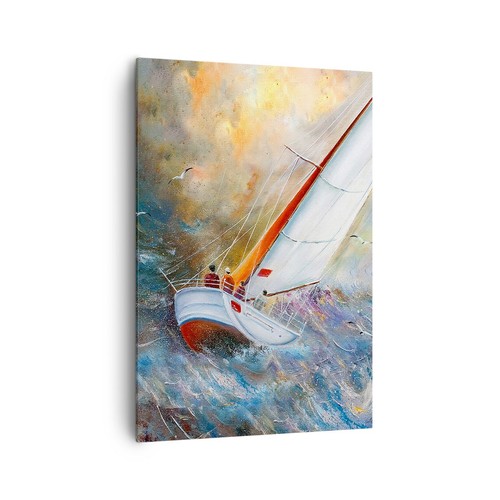 Quadro tela 70x100cm barca - 70x100cm,
