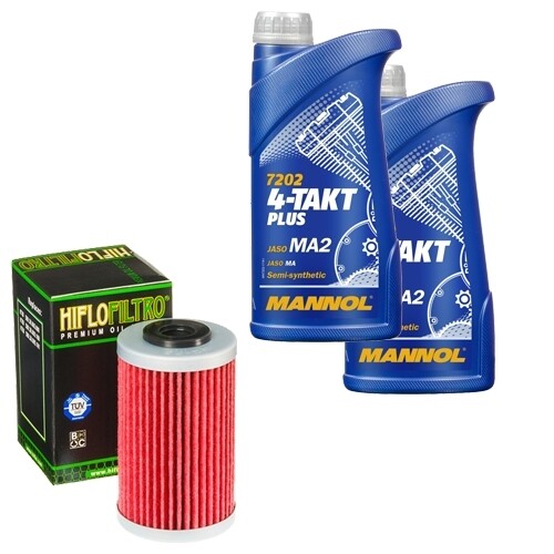 Kit filtro olio hiflo mannol - olio,