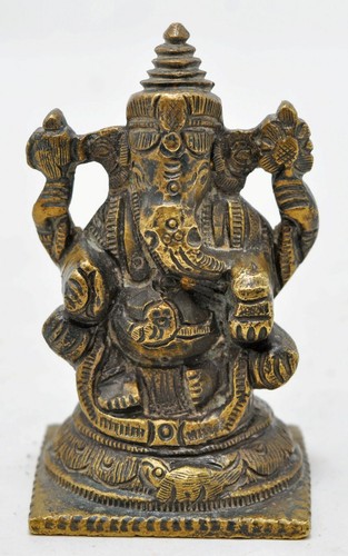 Antico ottone dio ganesha idol - dio,