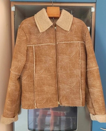 Leather bomber jacket anni - bomber,