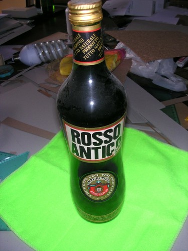 Rosso antico buton anni 70 - rosso, buton,
