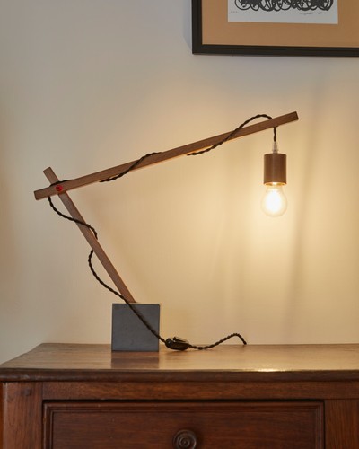 Lampada tavolo artigianale - da,