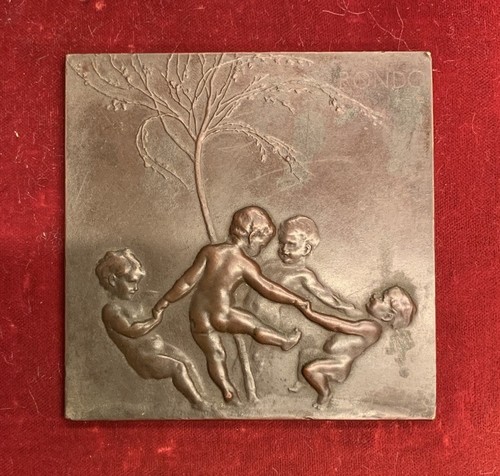 3911 placca bronzo - bronzo, dei