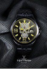 ToyWatch Skull Orologio Nero