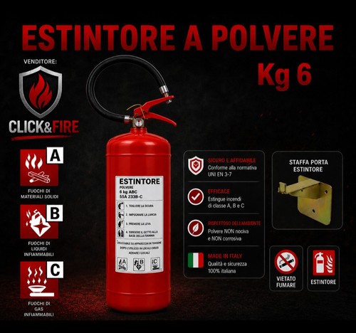 Estintore polvere kg - estintore,
