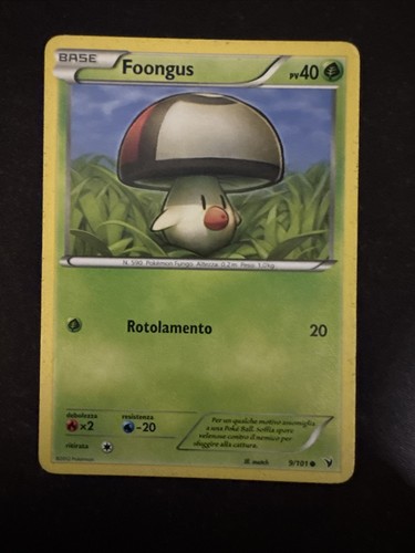 Carta pokemon foongus - pokemon,