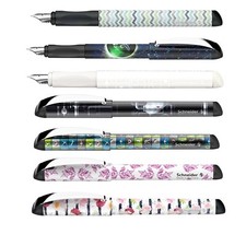 Penna stilografica Schneider Glam - pennino medio - inchiostro blu - 7 barili disponibili