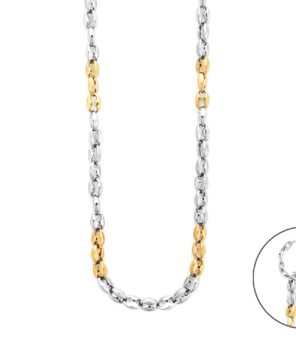 Collana uomo acciaio 316l - collana,