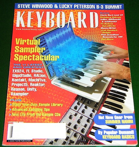 Keyboard magazine 2003 steve - magazine,