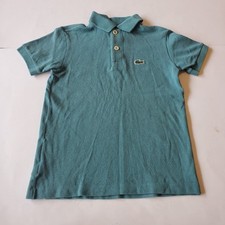 Polo Lacoste top blu bambino