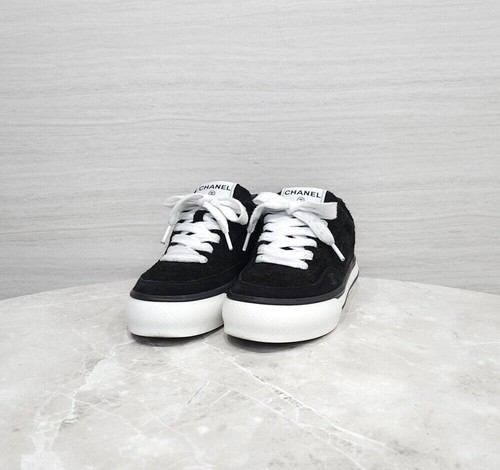 Chanel sneakers suède - chanel, noir