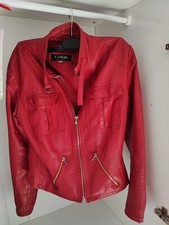 Giacca Di Vera pelle Rossa