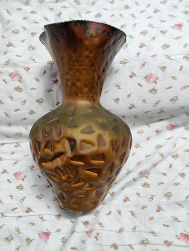 Vaso rame battuto - vaso,