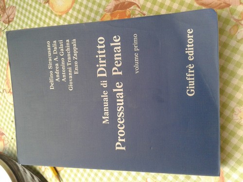 Manuale procedura penale vol - , 1
