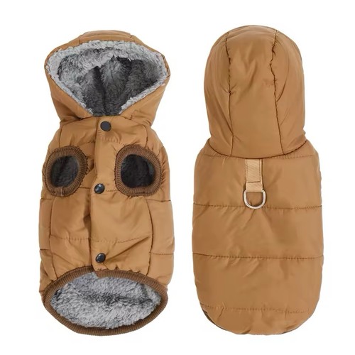 Cappotto cane con cappuccio